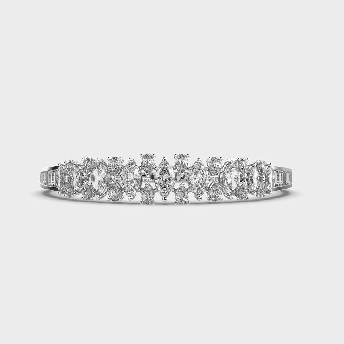 Stunning English Princess Diamond Bracelet