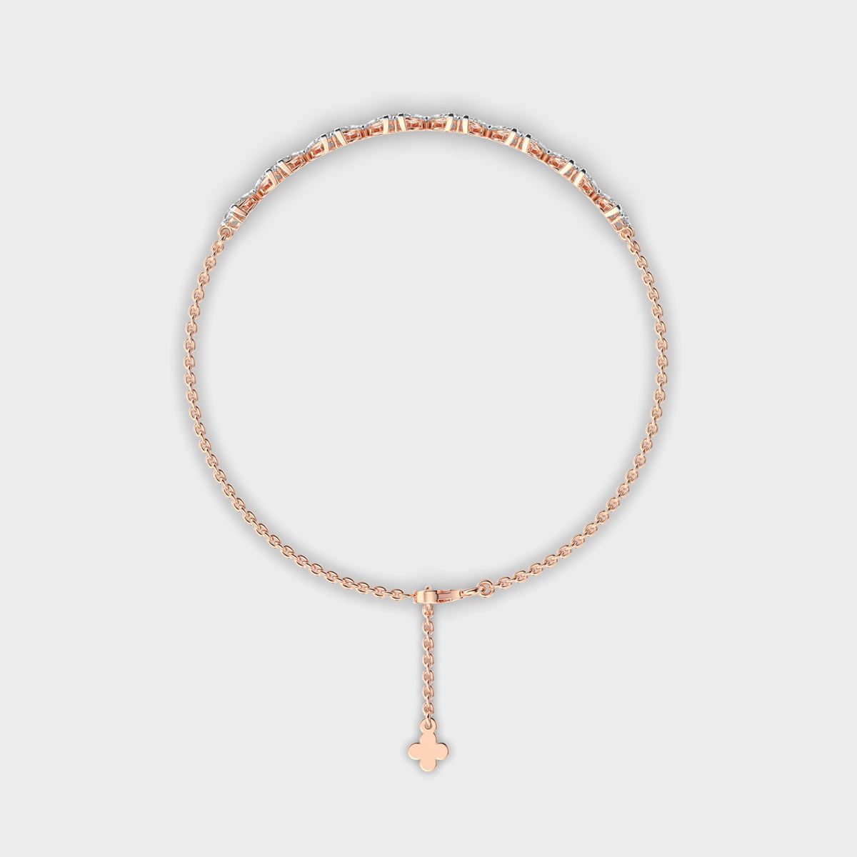 Mixed-Cut Marvel Diamond Bracelet