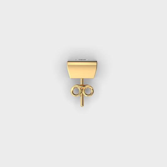 Phantom Princess Cut Diamond Earring For Men