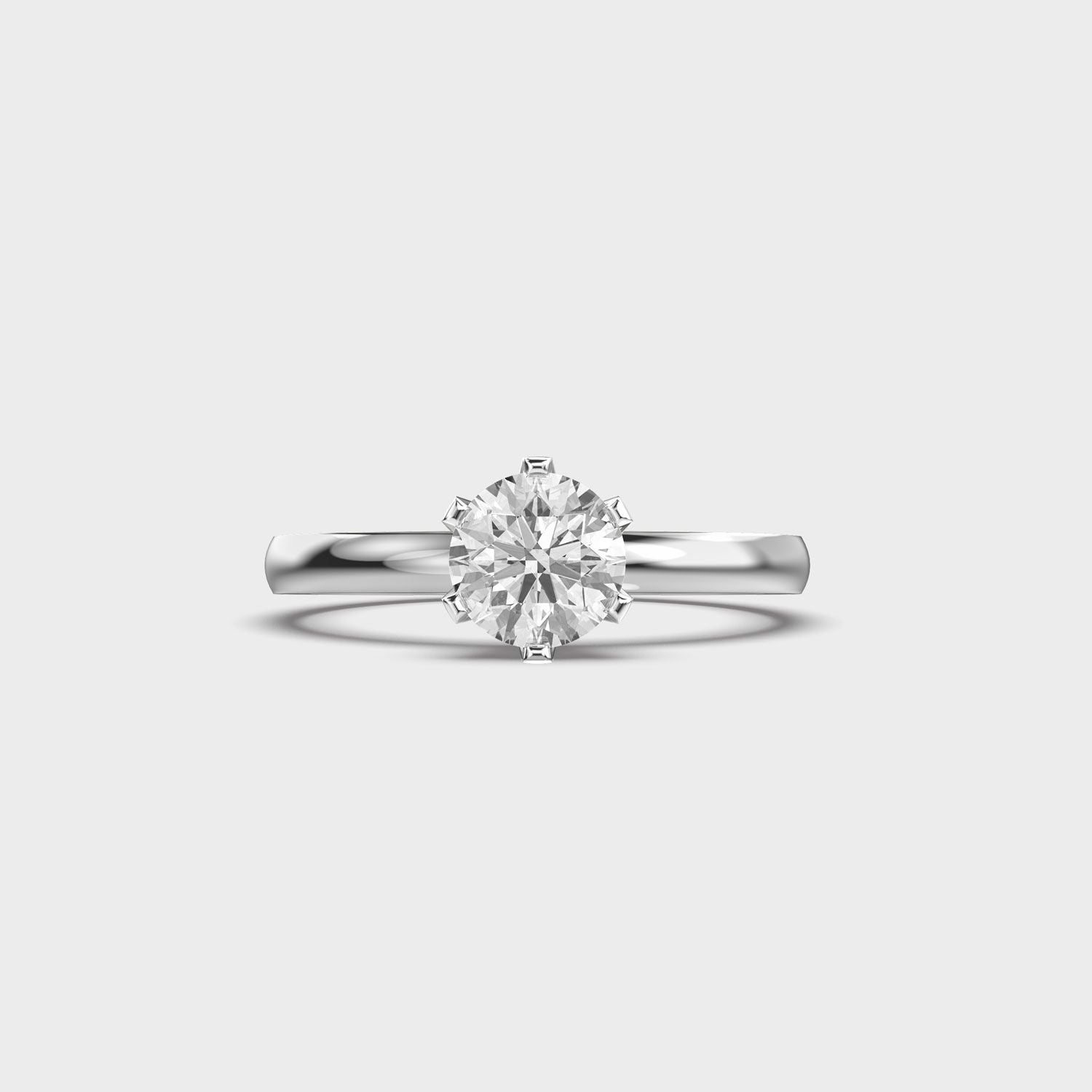1.2 Carat Classic Solitaire Ring - View 6