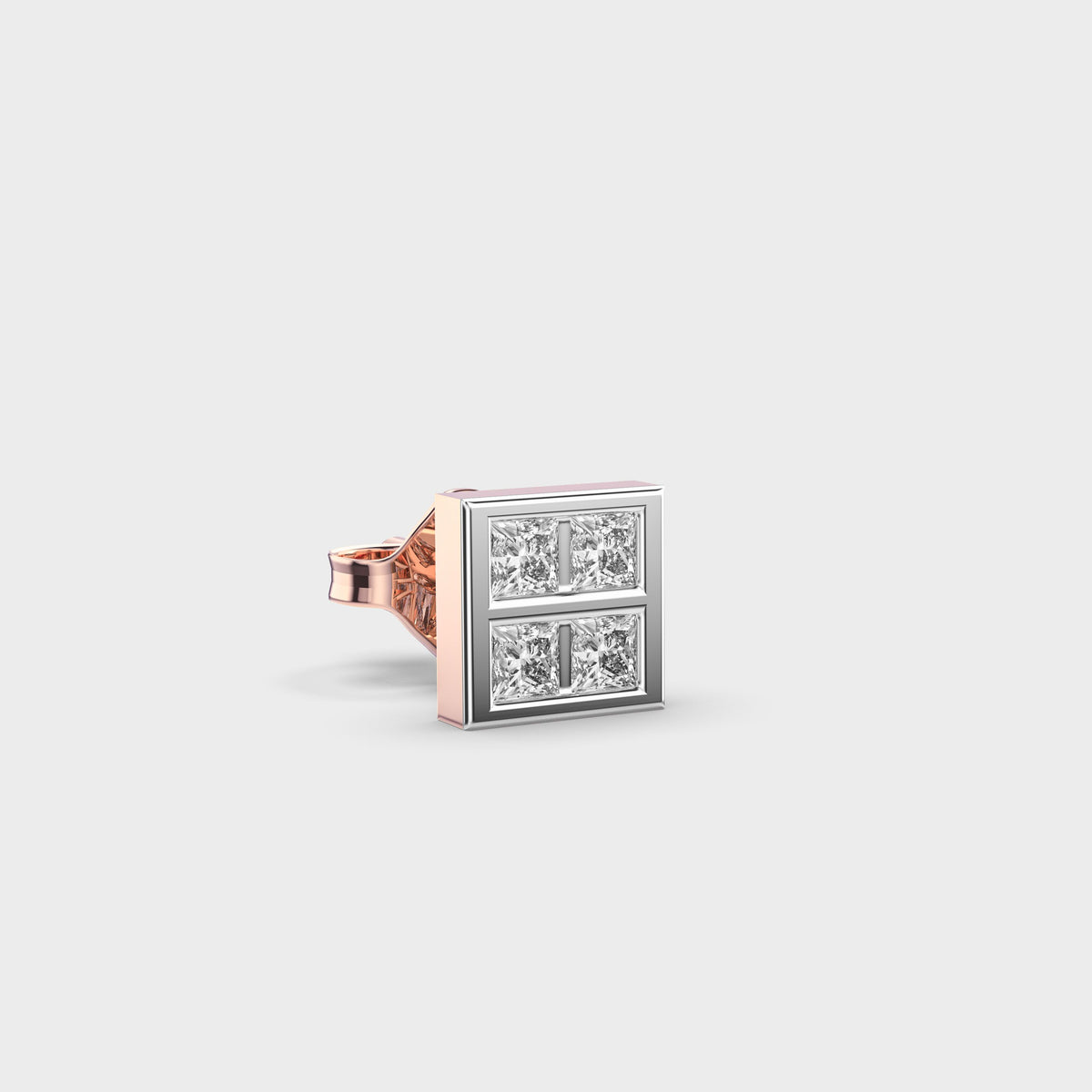 Fair Square Diamond Studs