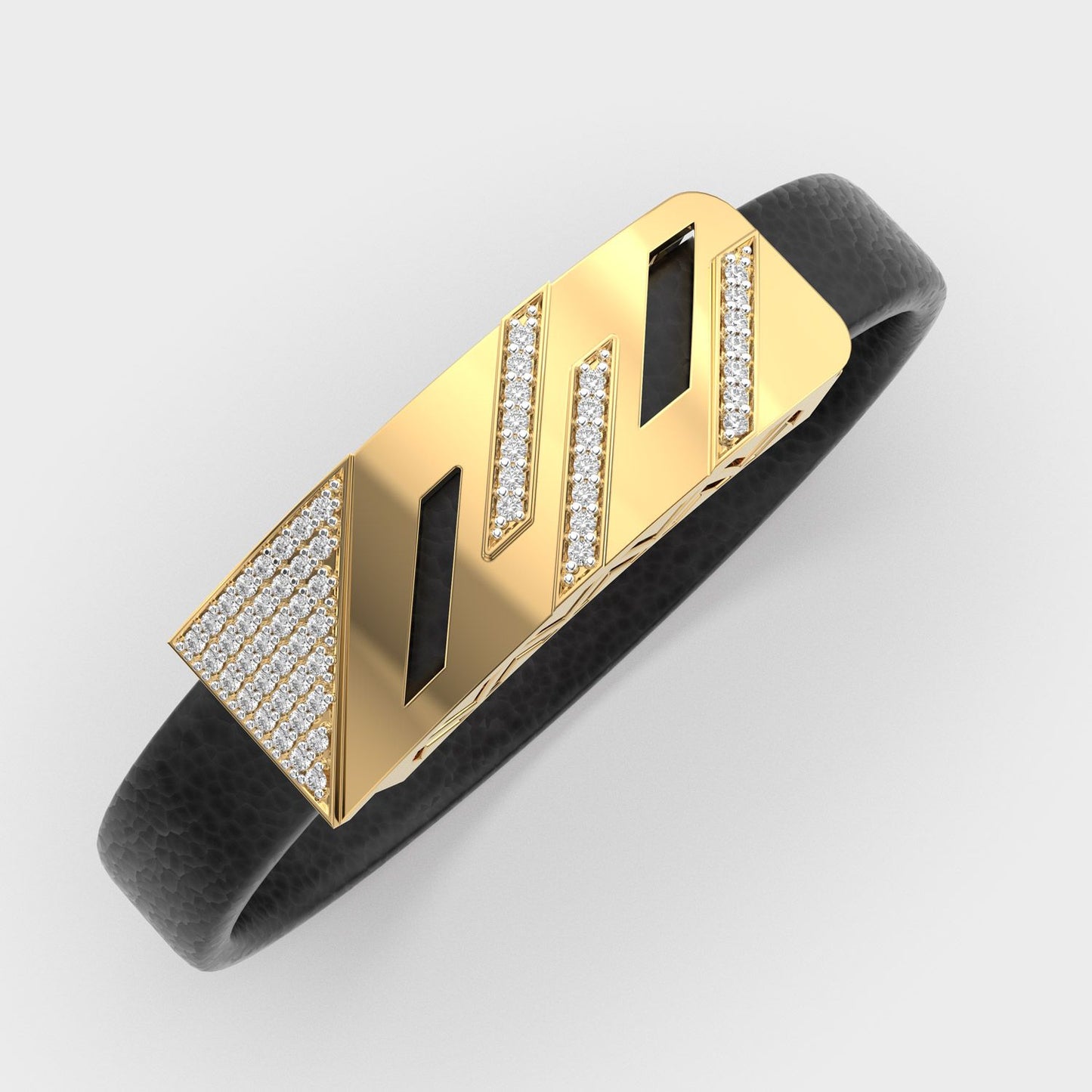 Black Beauty Diamond Bracelet For Men