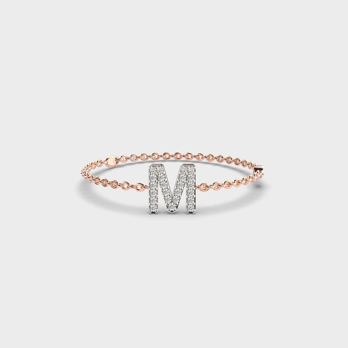 Mesmerising M Initial Bracelet