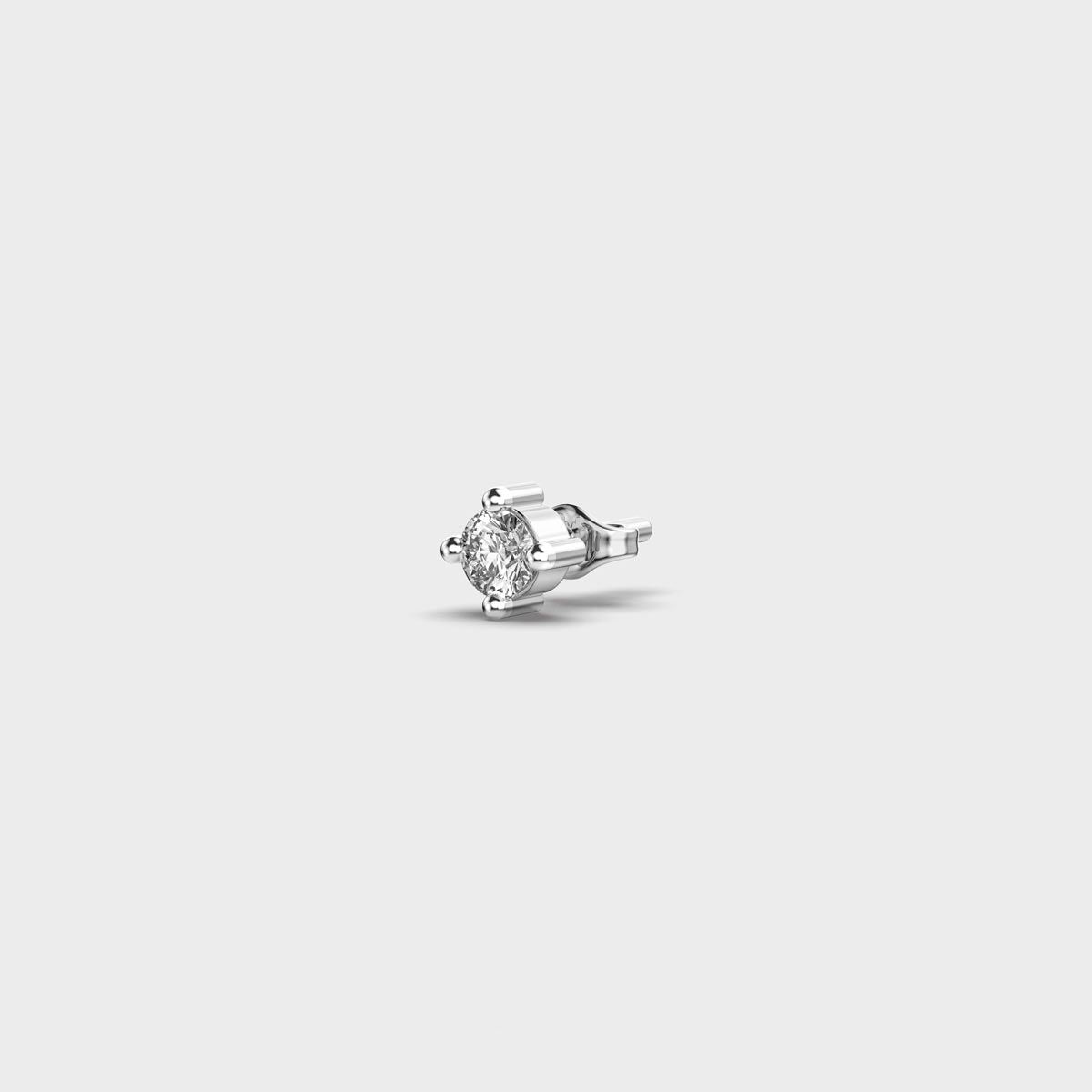 Mini Solo Diamond Ear Stud For Men