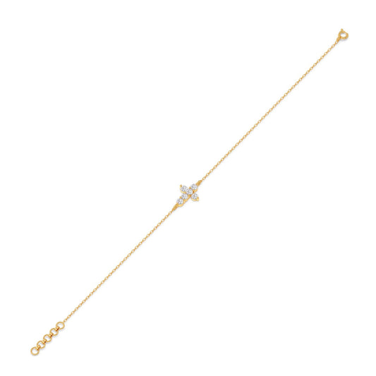 Linear Spark Chain Bracelet