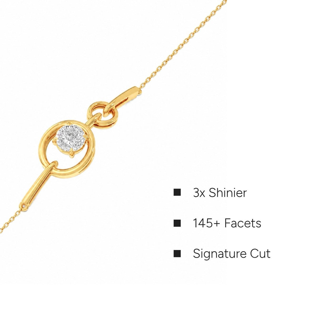 Portuguese Orbit Chain Bracelet