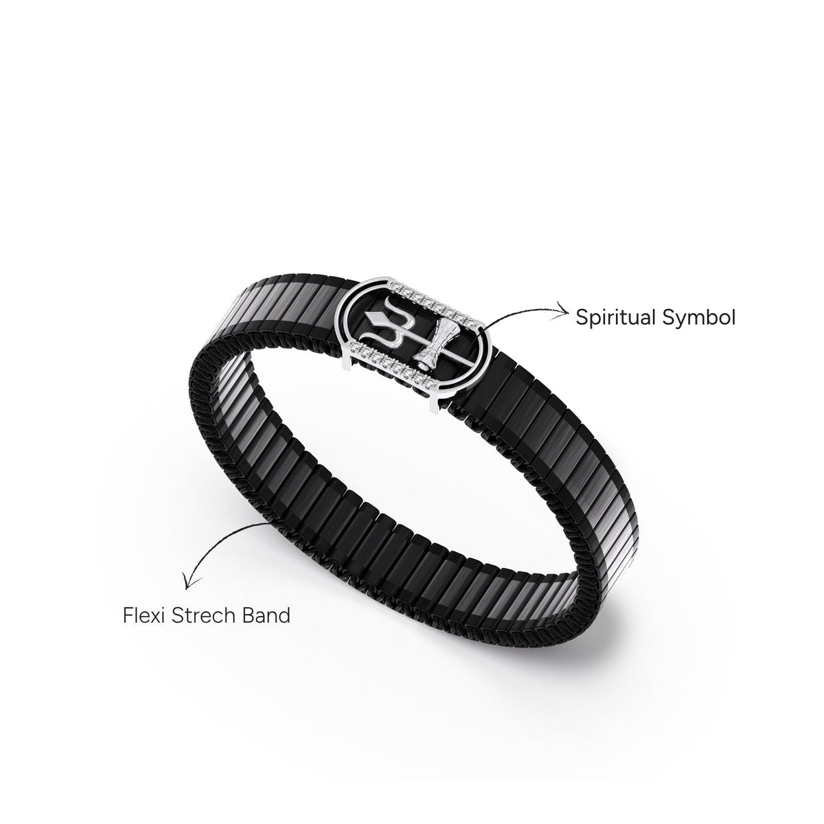 Iconic Shiva Diamond Men's Bracelet
