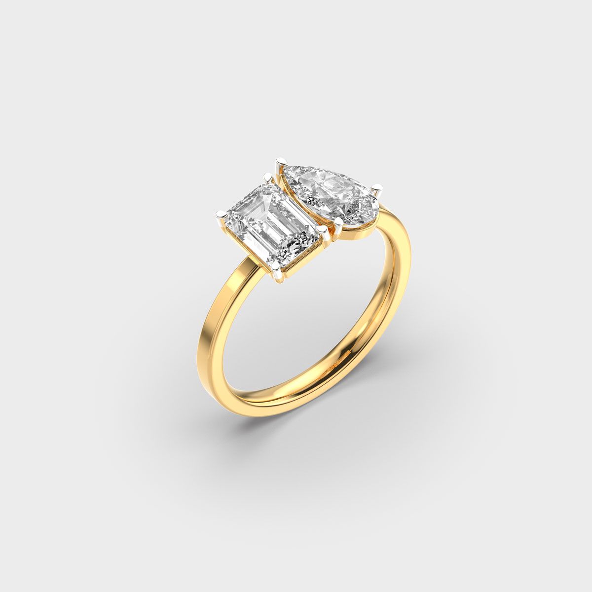 Just The Two Of Us Diamond Ring - View 3