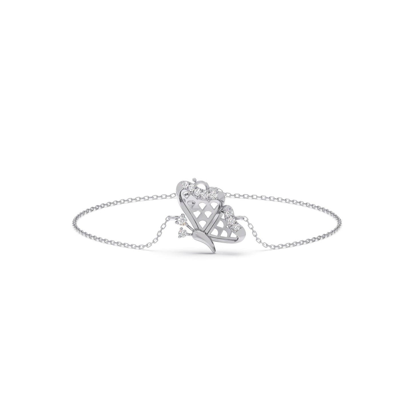 Lumi Butterfly Diamond Chain Bracelet