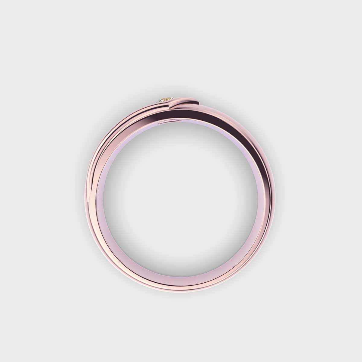 Modern Diamond Band Ring For Men - View 4