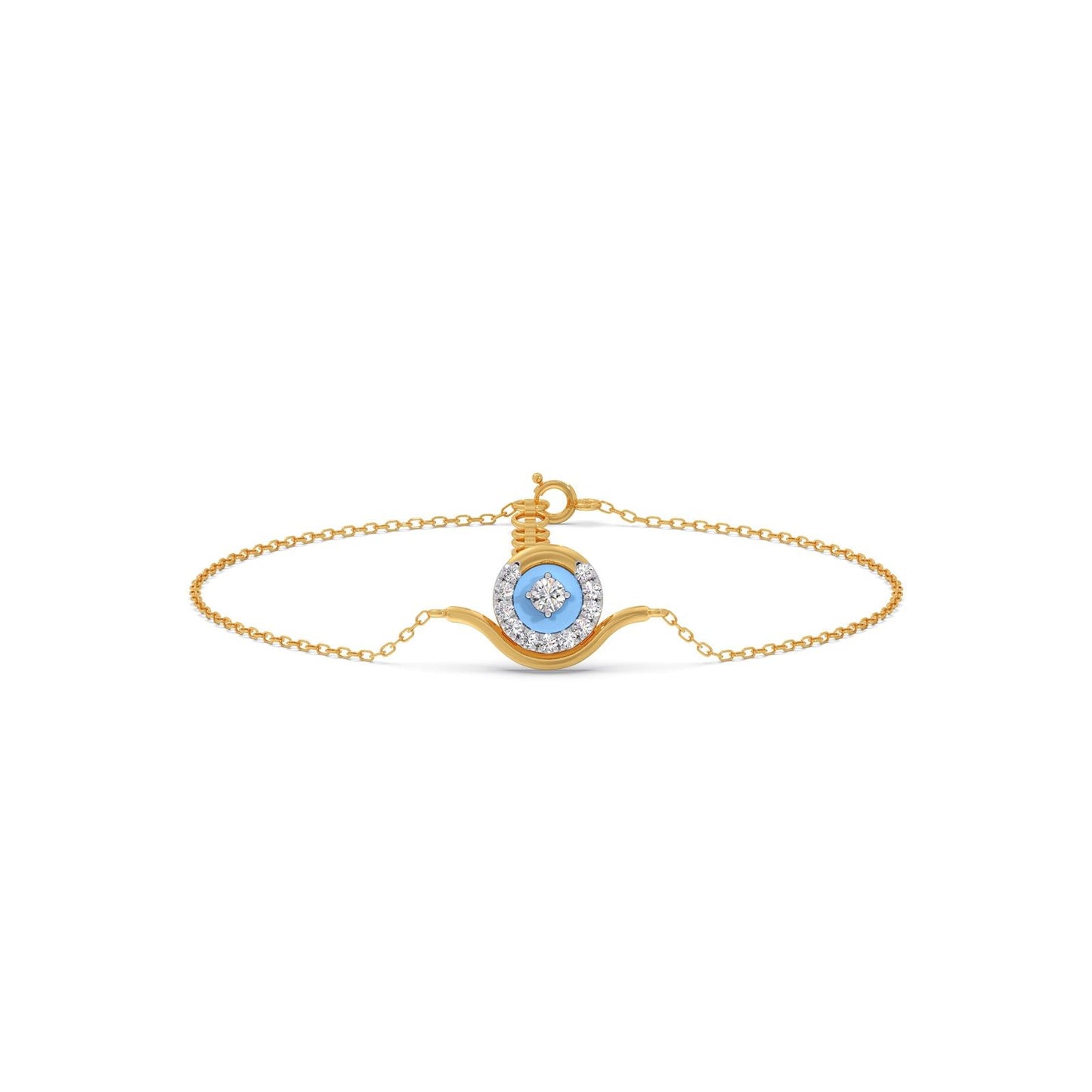 Cotton Candy Swirling Diamond Bracelet