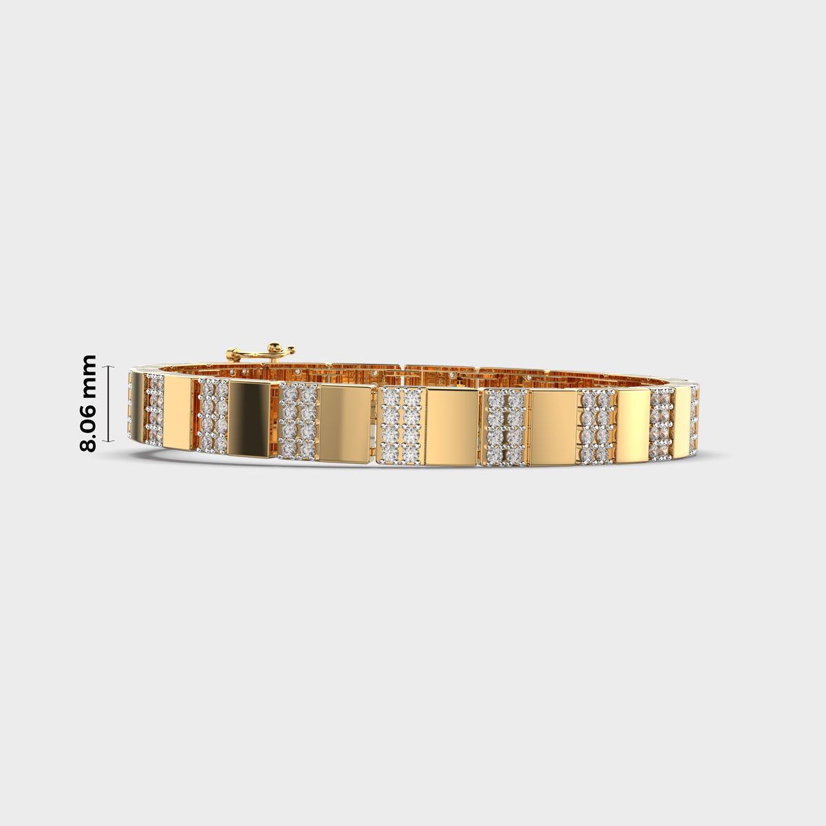 Men's Timeless Charm Diamond  Bracelet
