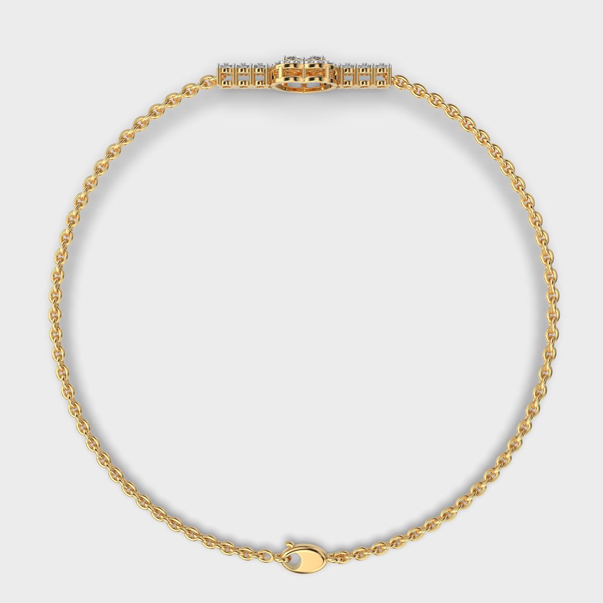 Hearty Delight Diamond Bracelet
