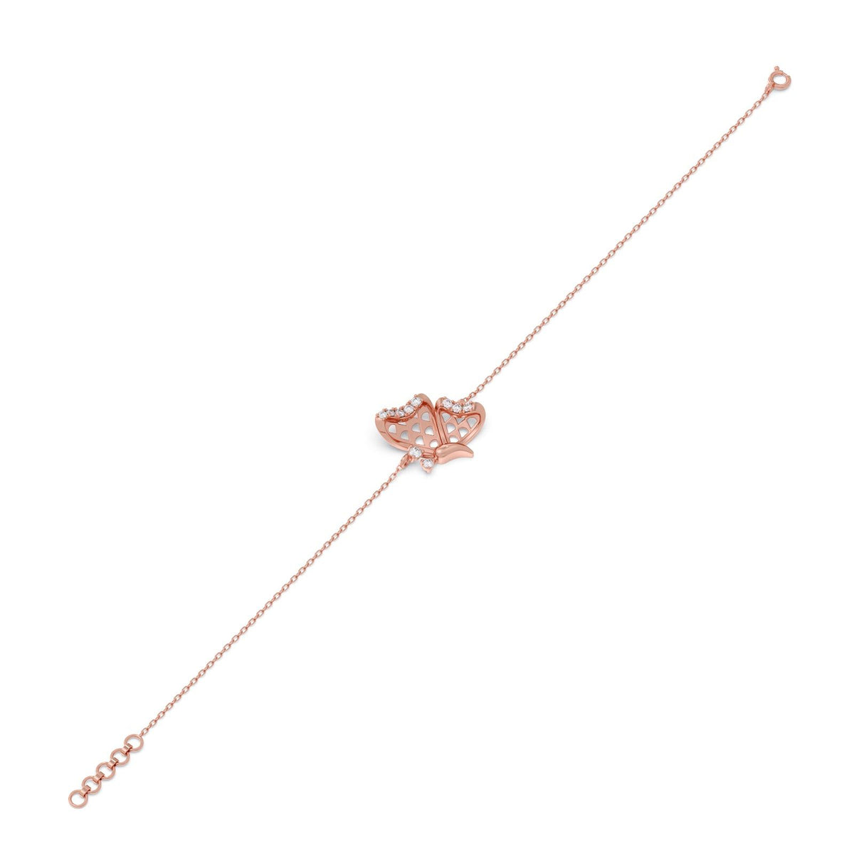 Lumi Butterfly Diamond Chain Bracelet