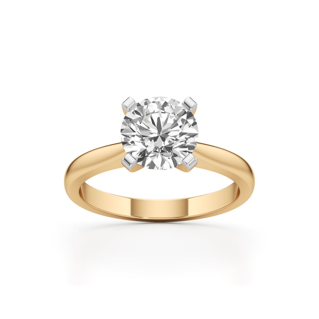 Solurelle 2Ct Round Cut Solitaire Ring