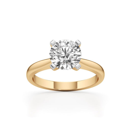 Solurelle 2Ct Round Cut Solitaire Ring