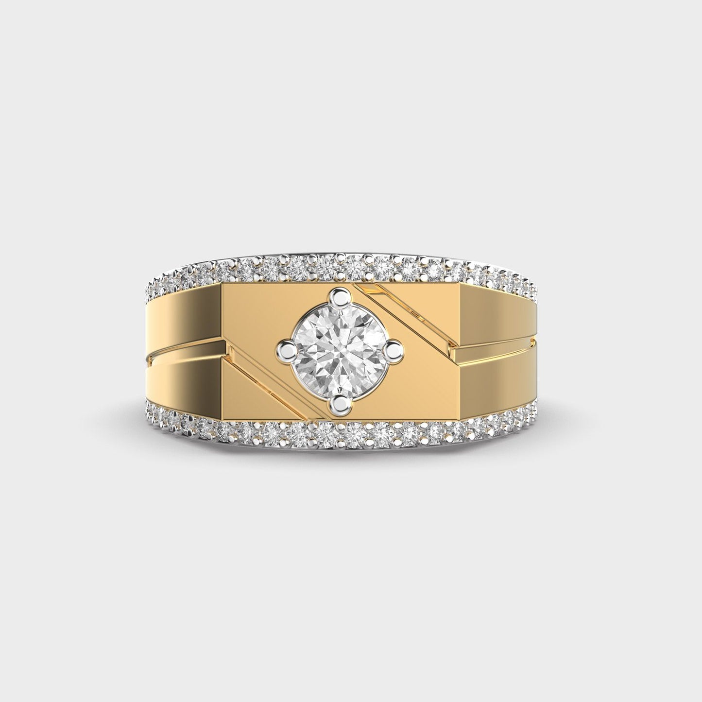 Majestic Crest Diamond Ring - View 10