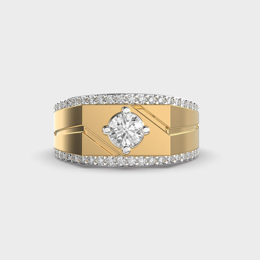 Majestic Crest Diamond Ring - View 10