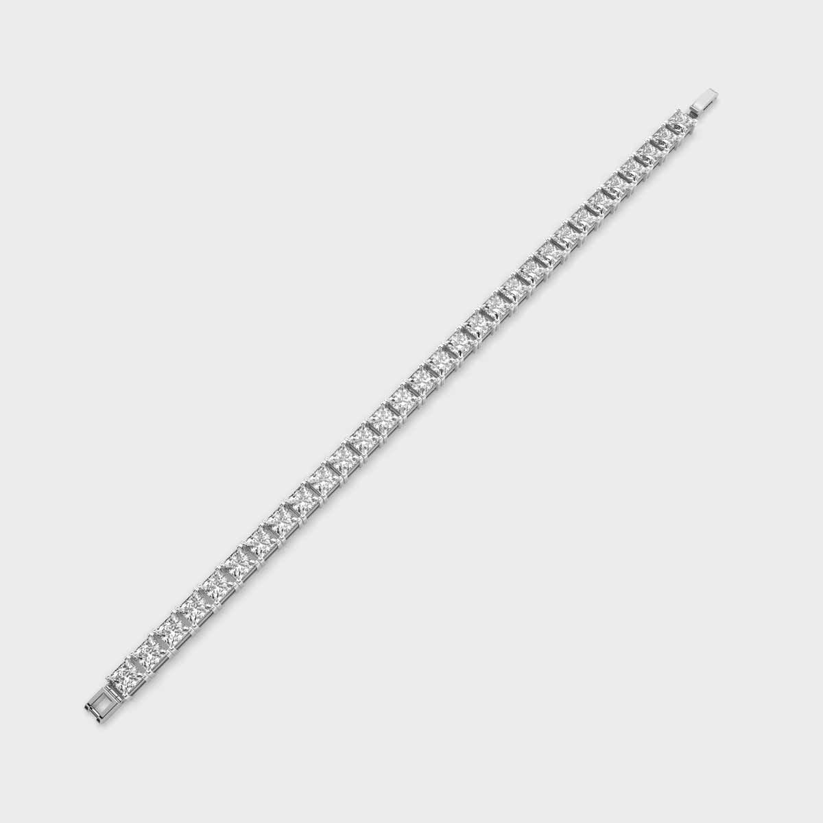 Princess Cut Diamond Tennis Bracelet