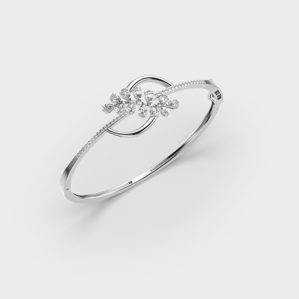 Peony Poise Diamond Bracelet