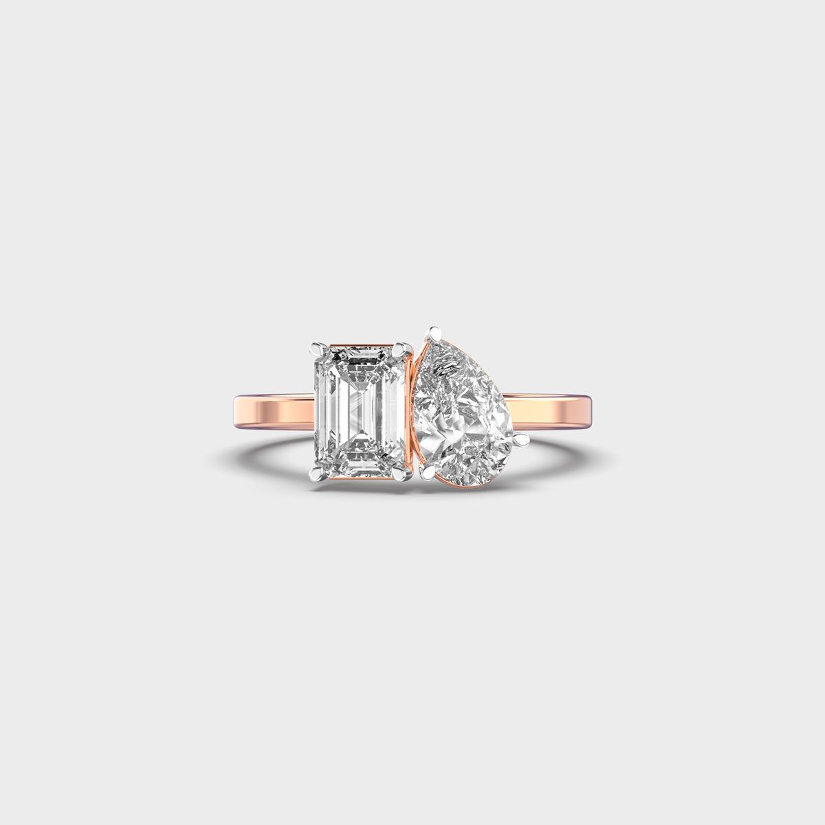 Just The Two Of Us Diamond Ring - View 6