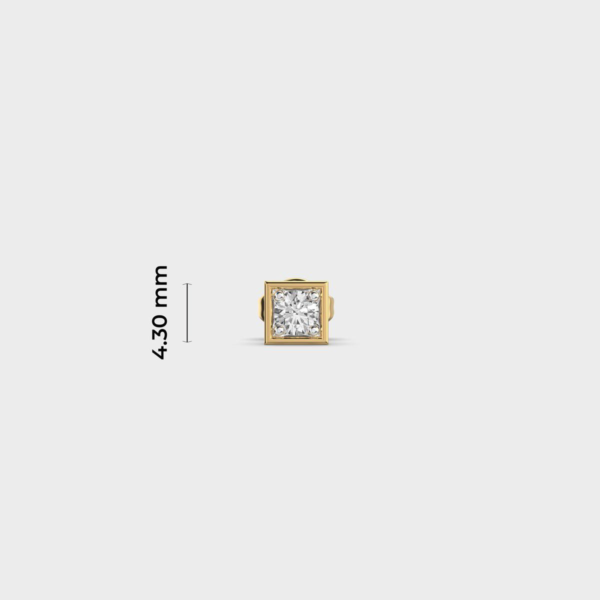 Rogue Diamond Stud Earring for Men