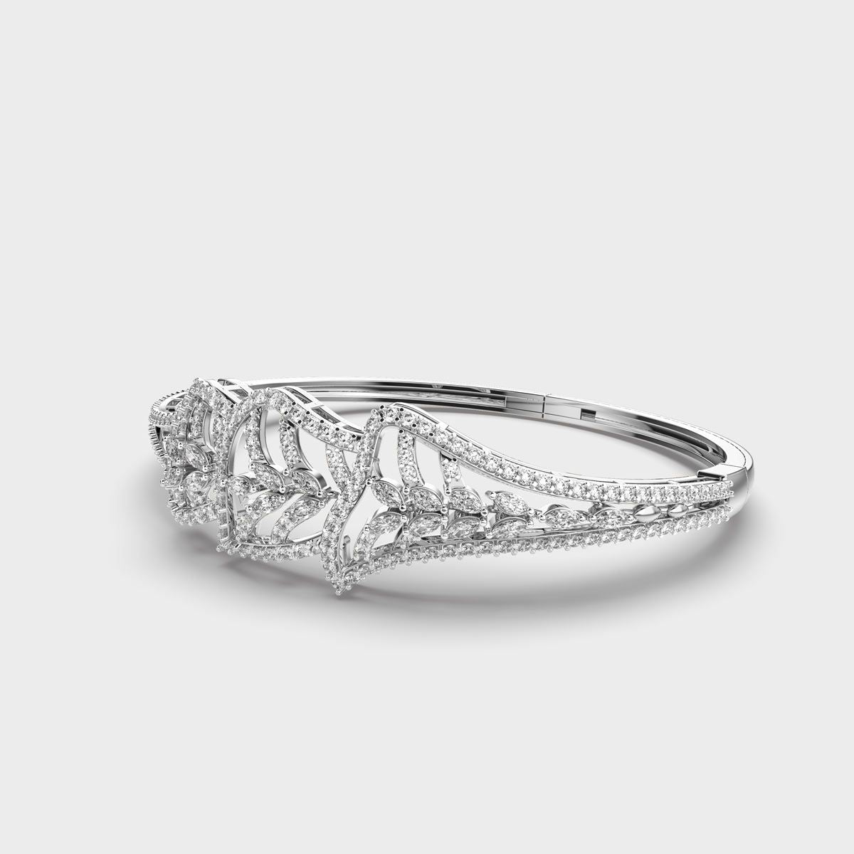 Shimmering Daffodils Diamond Filigree Bracelet