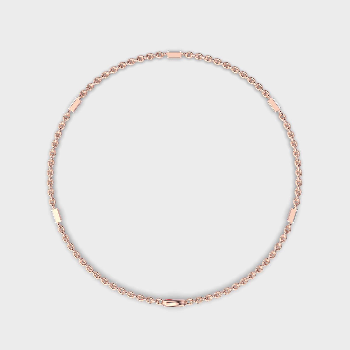 Lustrous Axis Diamond Bracelet