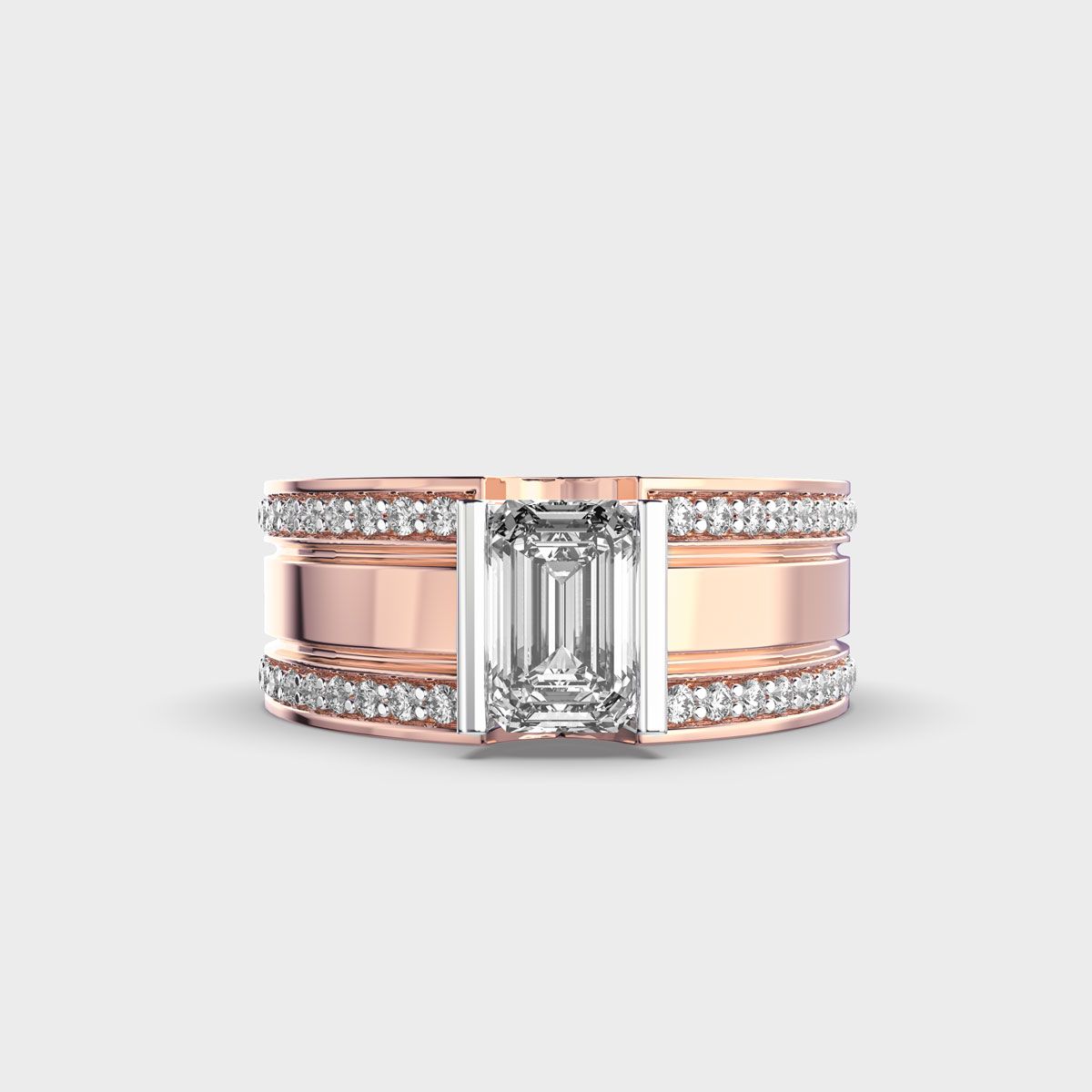 Symbol of Strength Diamond Ring For Men - View 1