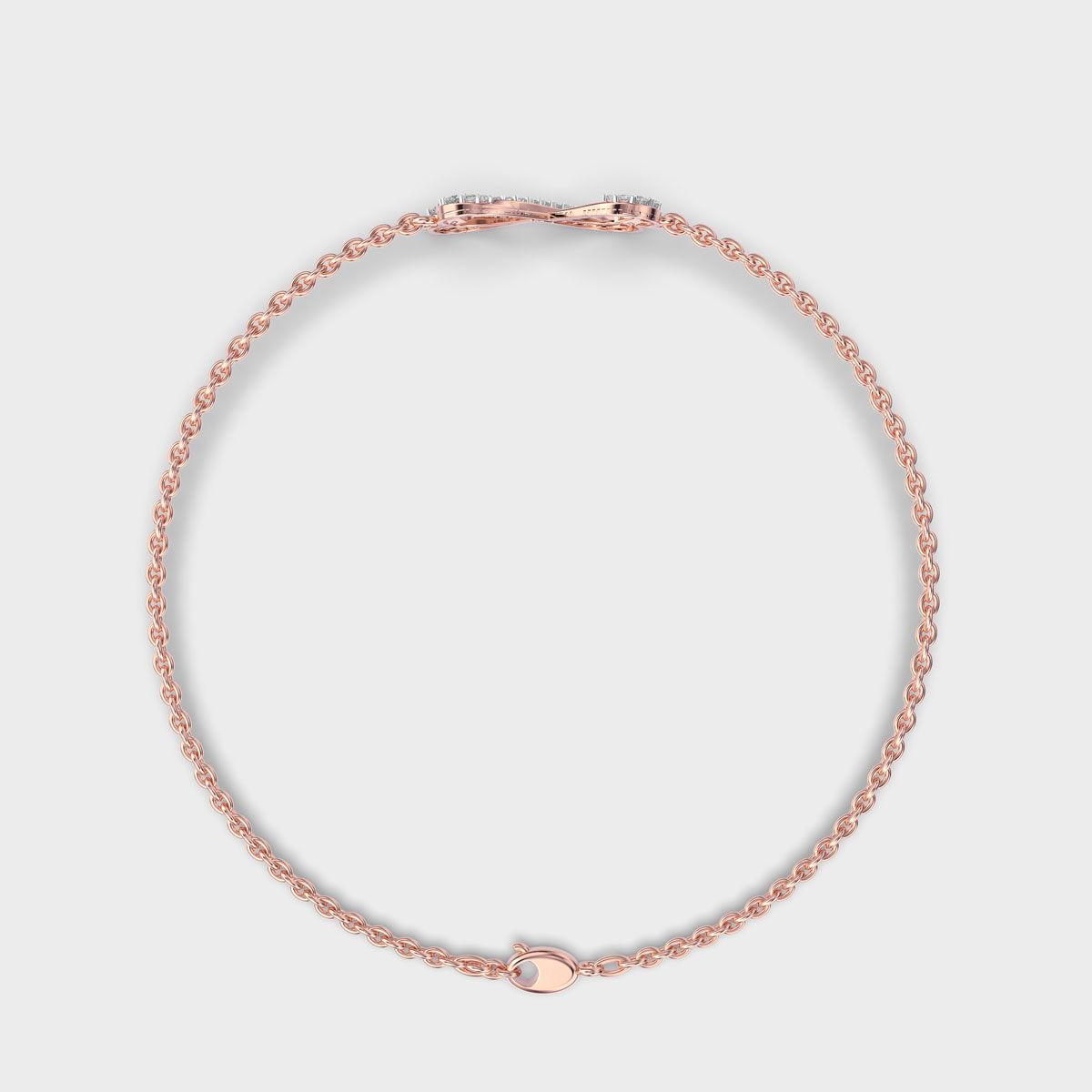 Reef Infinity Knot Diamond Bracelet