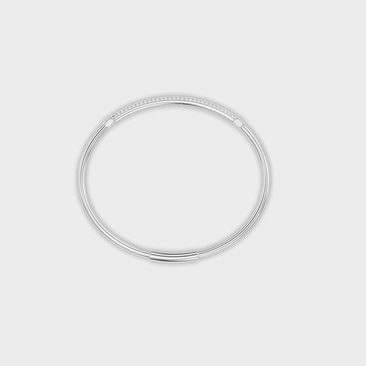 Pavé Bar Sleek Diamond Bracelet