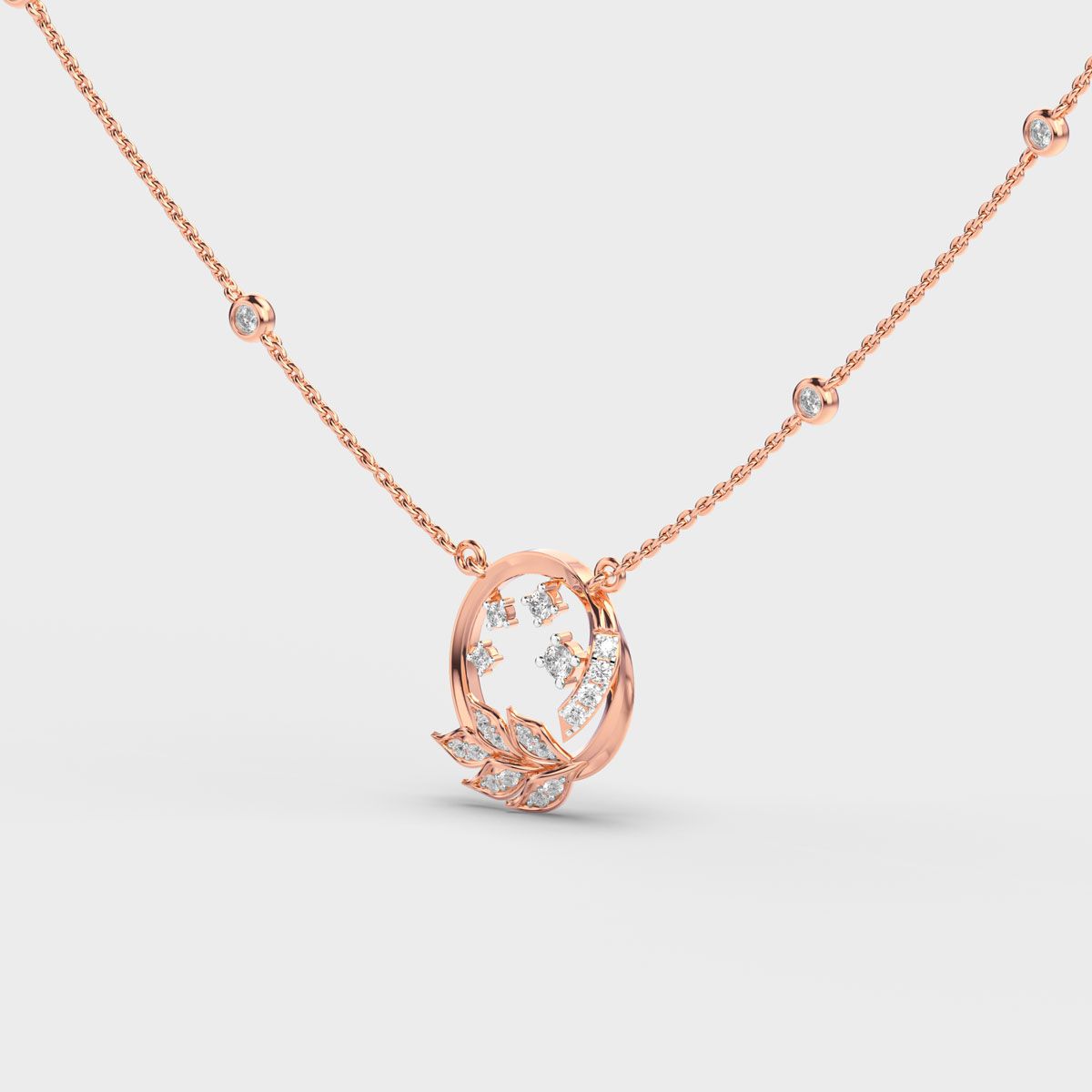 Basket of Blooms Diamond Necklace