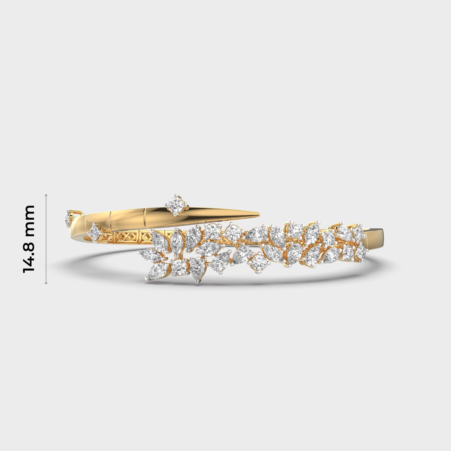 Caught In Vine Diamond Bracelet