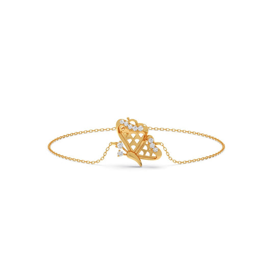 Lumi Butterfly Diamond Chain Bracelet