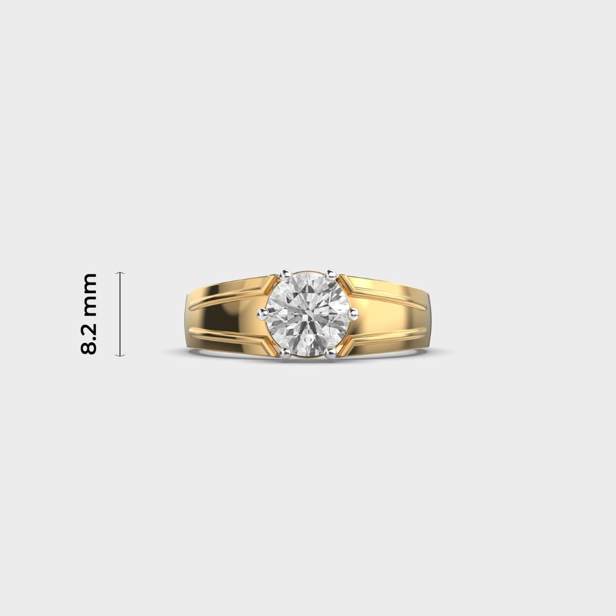 Cicerio Diamond Band For Men - View 5