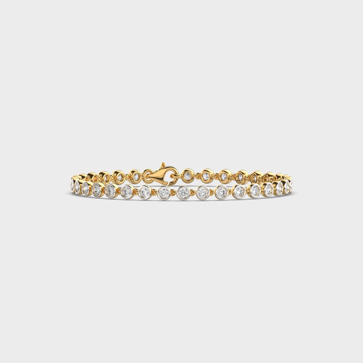 Delicate Round Diamond Bracelet