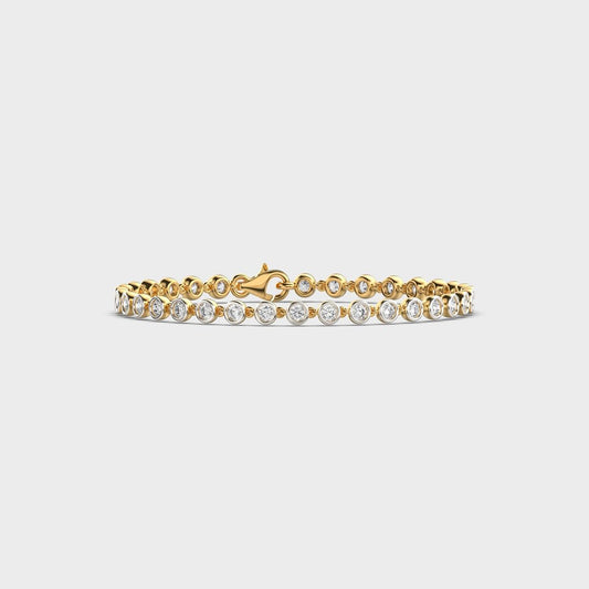 Delicate Round Diamond Bracelet