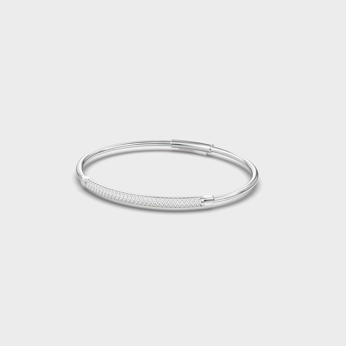 Pavé Bar Sleek Diamond Bracelet