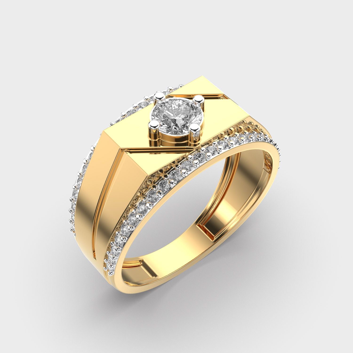 Majestic Crest Diamond Ring - View 12