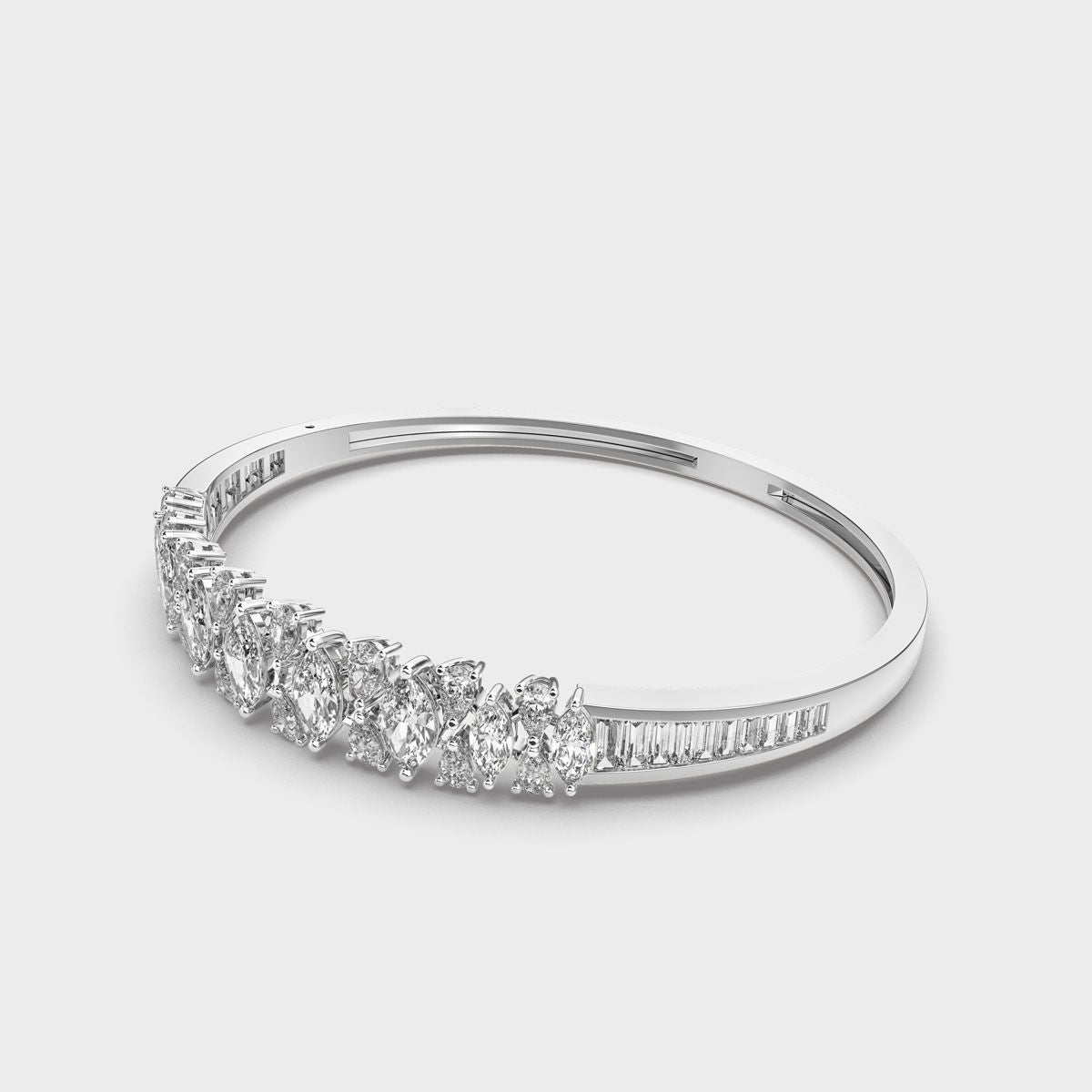 Stunning English Princess Diamond Bracelet