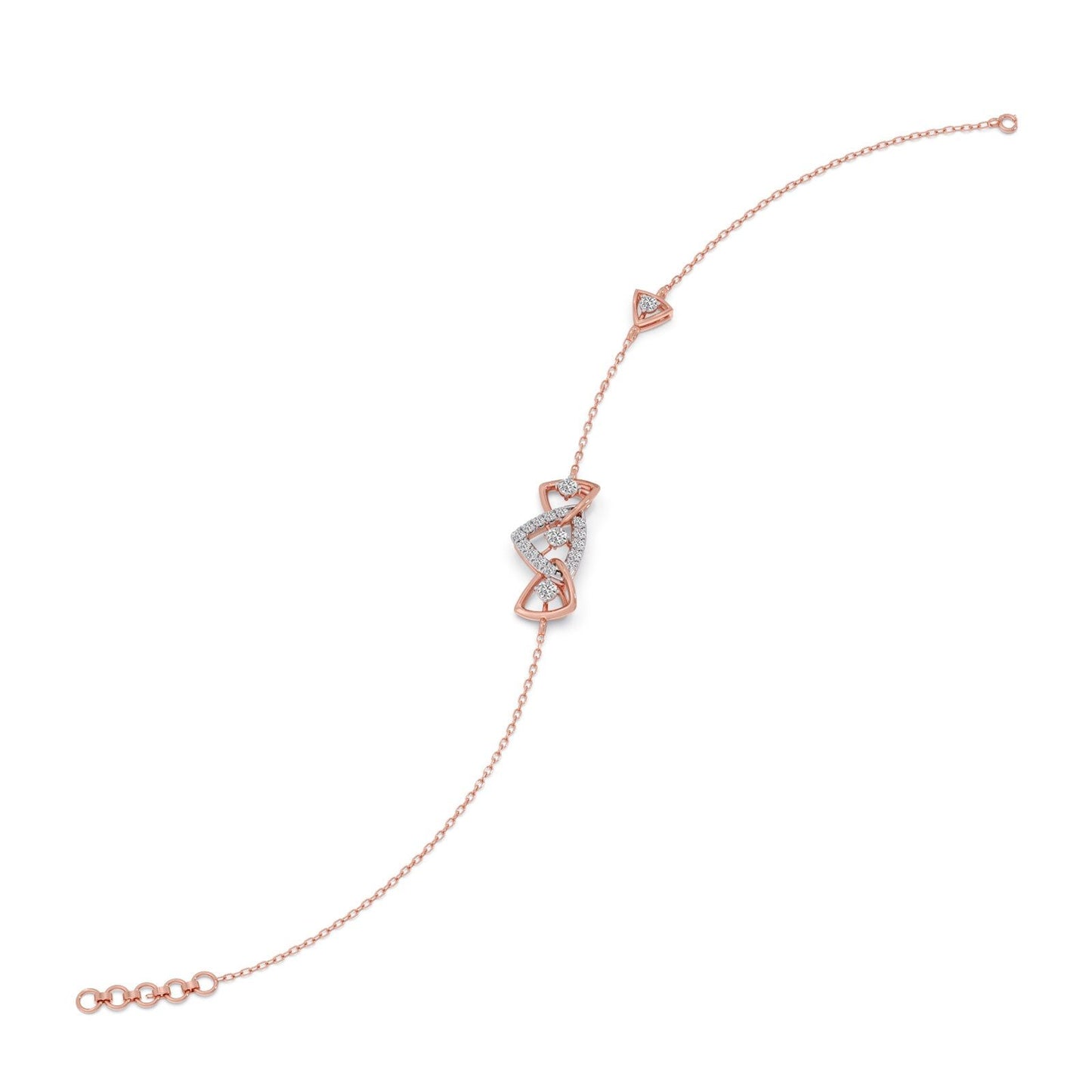 Trilink Chain Bracelet