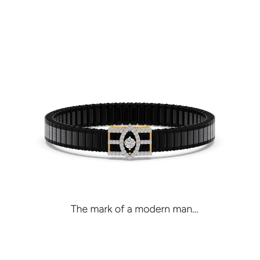 Trinetra Diamond Men's Bracelet