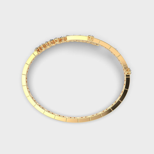 Caught In Vine Diamond Bracelet