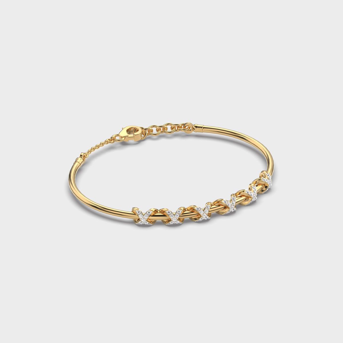 Designed in Contrast Diamond Bracelet