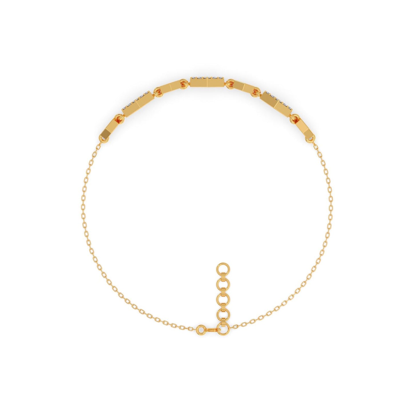 HexaGlow Chain Bracelet