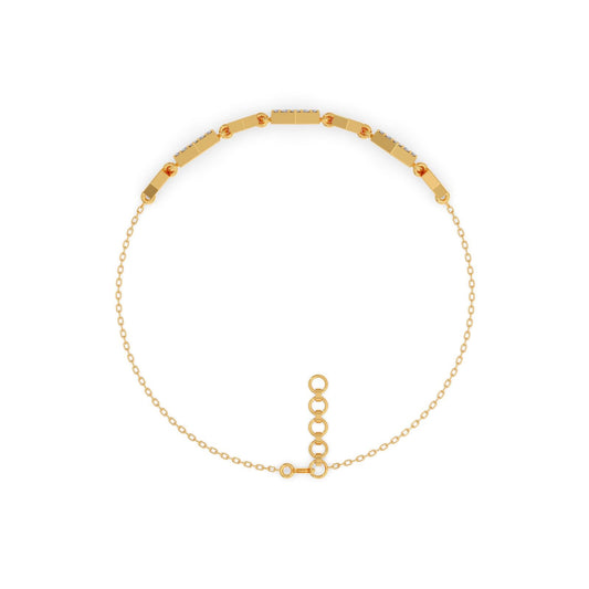 HexaGlow Chain Bracelet