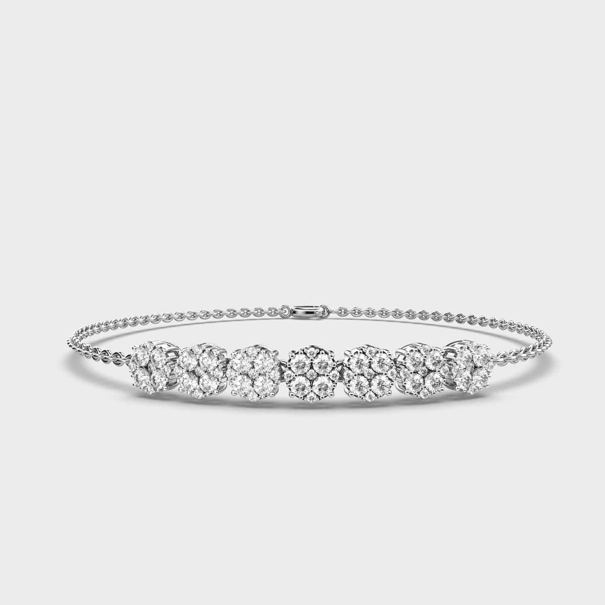 Septem Flora Diamond Quad Bracelet