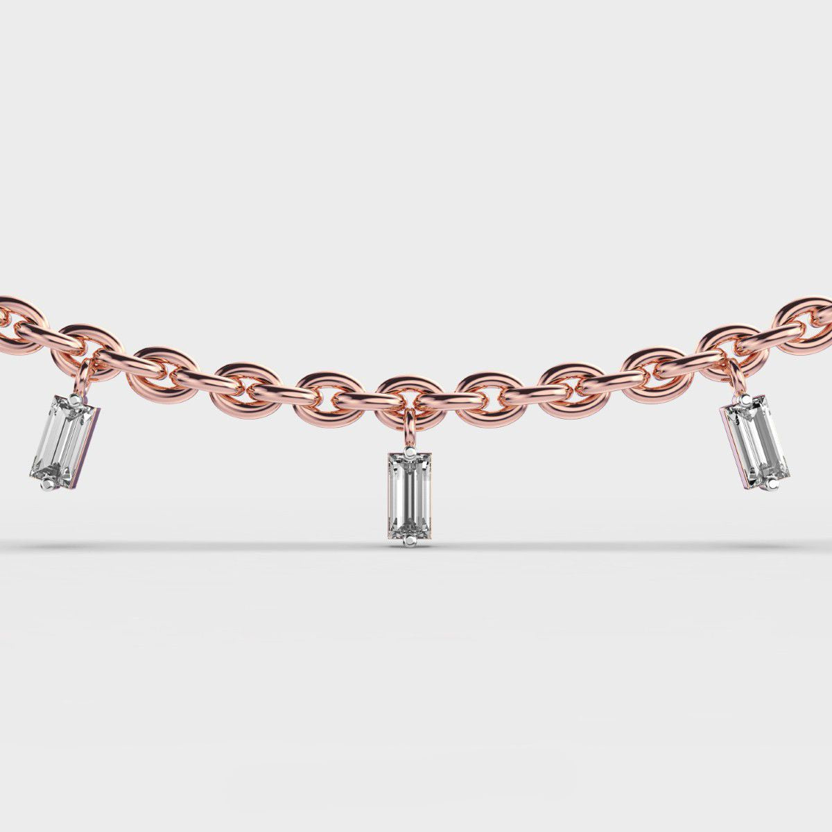 Golded Thread Diamond Bracelet