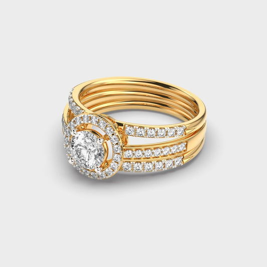 Clarion Orb Diamond Ring - View 2