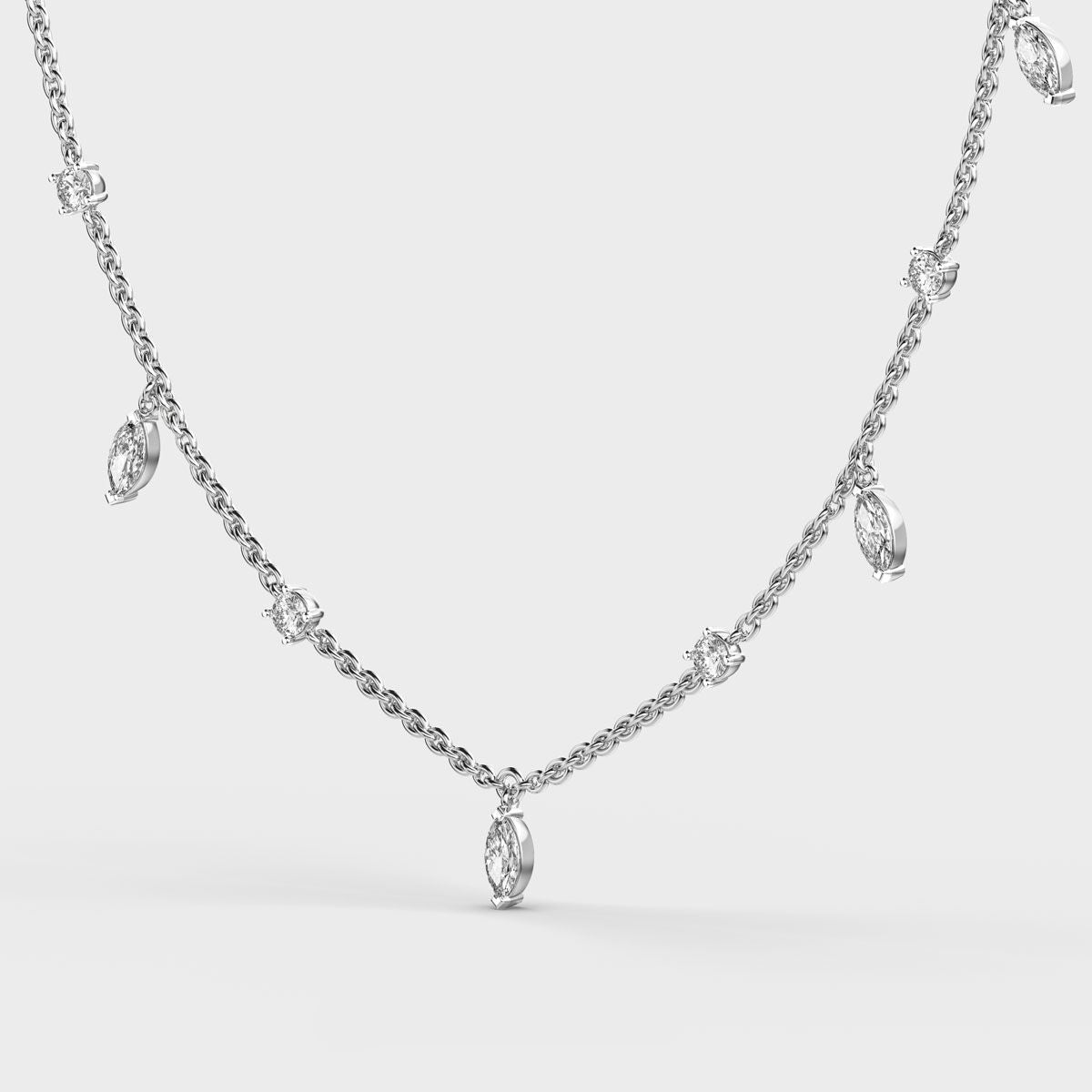 Velora Link Diamond Necklace